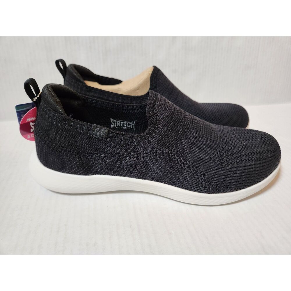 Skechers Vapor Foam Lite Sway Women’s 11 Black Charcoal Slip On Shoes